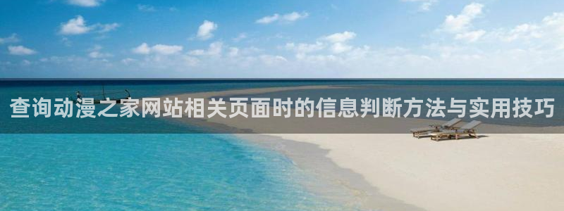虫虫漫画有什么推荐：查询动漫之家网站相关页面时的信息判断方法与实用技巧