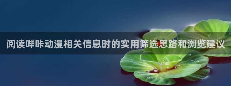 虫虫漫画近期更新：阅读哔咔动漫相关信息时的实用筛选思路和浏览建议